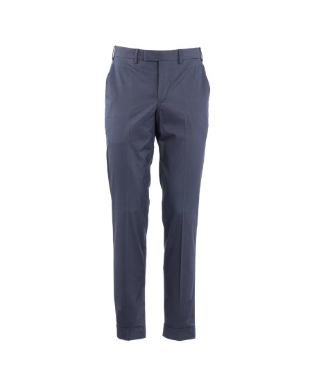 Shop PT01  Pantalone: PT01 pantaloni elasticizzati in cotone e seta.
Slim fit.
Chiusura con zip e gancetto, sovrapposto.
Due tasche anteriori e due posteriori con pattina.
Composizione: 88% Cotone, 9% Seta, 3% Elastan.
Made in Italy.. COASMAZ00CL1 SD64-0360